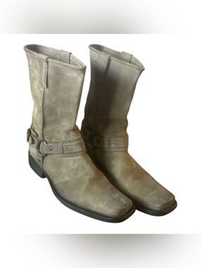 Kenneth Cole Men’s Leather Harness Boots Size 13